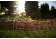 1 x Beeteinfassung aus Weide Länge: 100cm, Höhe: 40cm