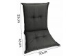 1 Stück Gartenstuhlauflage Niedriglehner 100x50x9cm viele Farben zur Auswahl