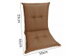 1 Stück Gartenstuhlauflage Niedriglehner 100x50x9cm viele Farben zur Auswahl