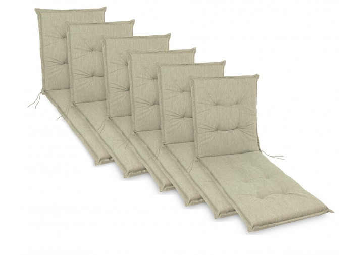 6 Stück Liegenauflagen 190x60x9cm viele Farben zur Auswahl