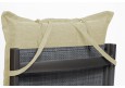 2 Stück Gartenstuhlauflagen 120x50x9cm mit abnehmbarem Kopfpolster