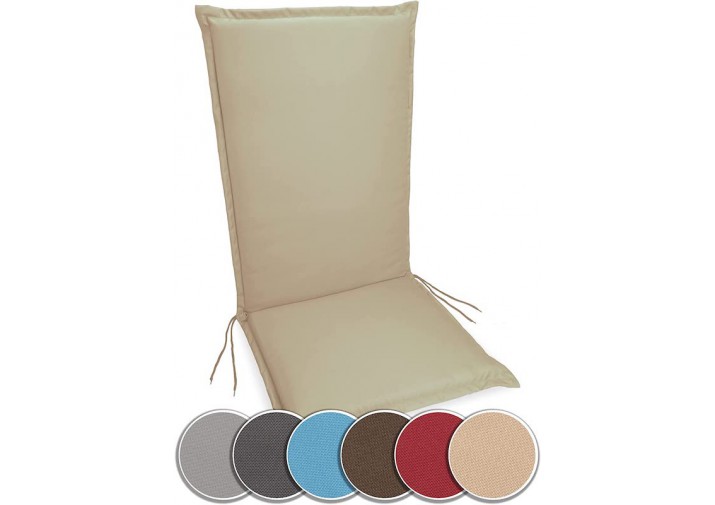 1 Stück Gartenstuhlauflage Hochlehner 120x50x9cm