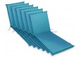 6 Stück Liegenauflagen 190x60x9cm viele Farben zur Auswahl | Sonnenliegen wasserdicht