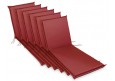 6 Stück Liegenauflagen 190x60x9cm viele Farben zur Auswahl | Sonnenliegen wasserdicht