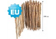 Staketenzaun aus Haselnuss | Höhe: 100cm Länge: 2,5m