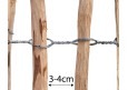 Staketenzaun aus Haselnuss | Höhe: 60cm Länge: 2,5m