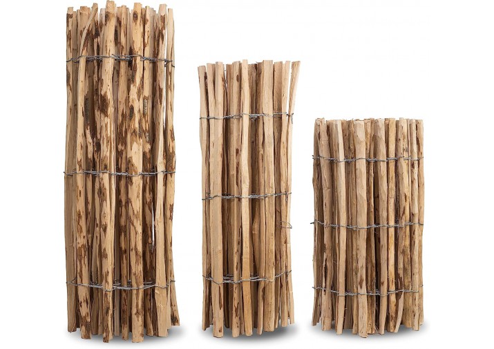 Staketenzaun aus Haselnuss | Höhe: 70cm Länge: 10m