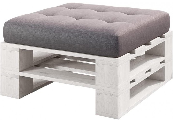 Palettenmöbel - Hocker 80 x 80 cm Höhe : 30 cm