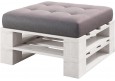Palettenmöbel - Hocker 80 x 80 cm Höhe : 30 cm