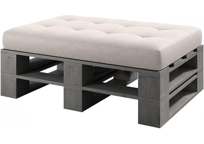 Palettenmöbel - Hocker 120 x 60 cm Höhe : 30 cm