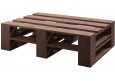 Palettenmöbel - Hocker 120 x 60 cm Höhe : 30 cm