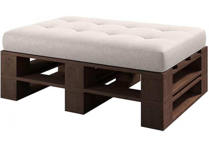 Palettenmöbel - Hocker 120 x 60 cm Höhe : 30 cm