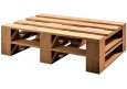 Palettenmöbel - Hocker 120 x 60 cm Höhe : 30 cm