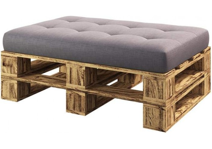 Palettenmöbel - Hocker 120 x 60 cm Höhe : 30 cm