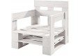 Palettenmöbel - Sessel 80 x 80 cm Höhe : 30 cm