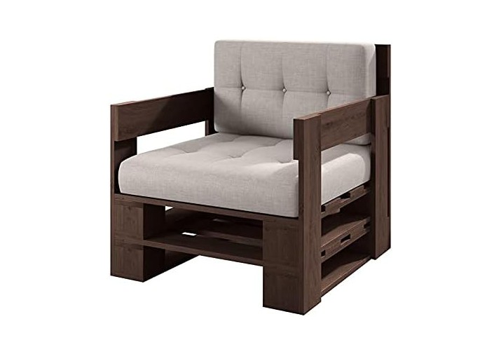 Palettenmöbel - Sessel 80 x 80 cm Höhe : 30 cm