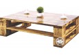 Palettenmöbel - Couchtisch 80 x 80 cm Höhe : 30 cm