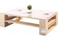 Palettenmöbel - Couchtisch 100 x 60 cm Höhe : 40 cm
