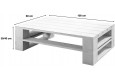 Palettenmöbel - Couchtisch 100 x 60 cm Höhe : 40 cm
