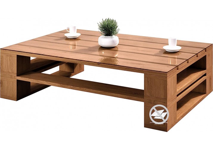 Palettenmöbel - Couchtisch 120 x 80 cm Höhe : 30 cm