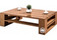 Palettenmöbel - Couchtisch 120 x 80 cm Höhe : 40 cm