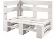 Palettenmöbel - Eckbank 120x60cm Höhe: 30cm