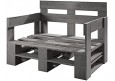 Palettenmöbel - Sofa 120 x 80 cm Höhe : 30 cm