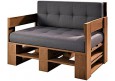 Palettenmöbel - Sofa 120 x 80 cm Höhe : 30 cm