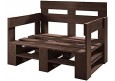 Palettenmöbel - Sofa 120 x 80 cm Höhe : 30 cm