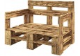Palettenmöbel - Sofa 120 x 80 cm Höhe : 30 cm