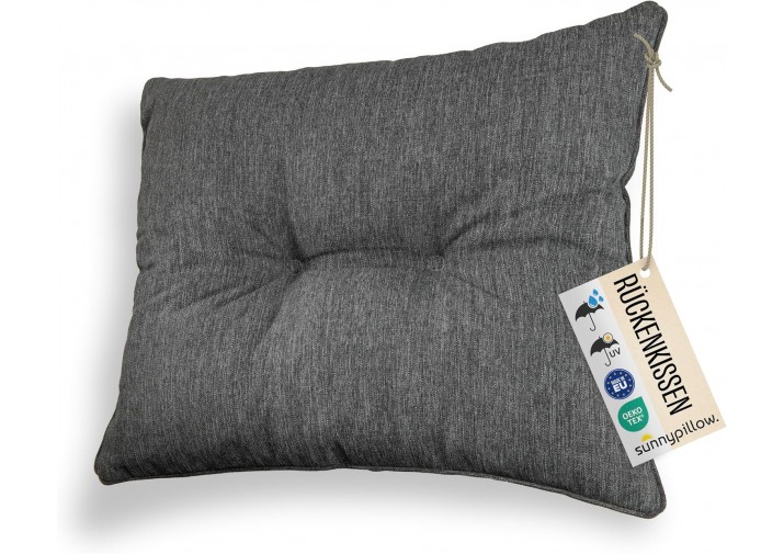 Rückenkissen 70x40x12cm "Rattan" viele Farben zur Auswahl