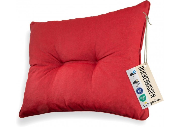 Rückenkissen 70x40x12cm "Rattan" viele Farben zur Auswahl