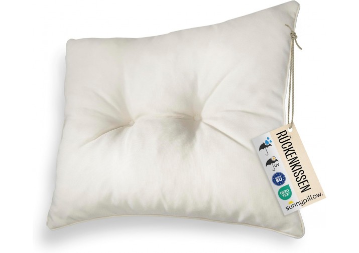 Rückenkissen 50x40x12cm "Rattan" viele Farben zur Auswahl