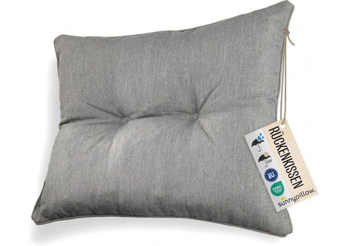 Rückenkissen 50x40x12cm "Rattan" viele Farben zur Auswahl