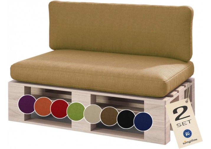 Palettenkissen 2er Set für Europaletten "Boston"