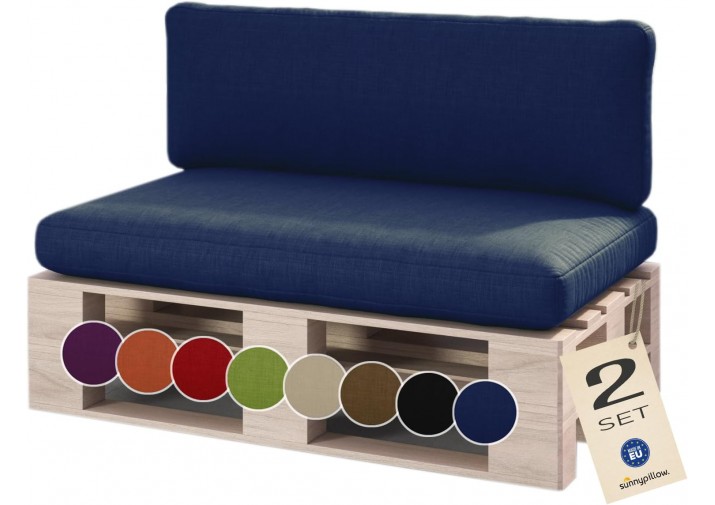 Palettenkissen 2er Set für Europaletten "Boston"