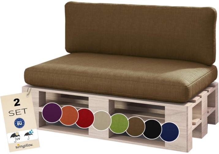 Palettenkissen 2er Set für Europaletten "Boston"