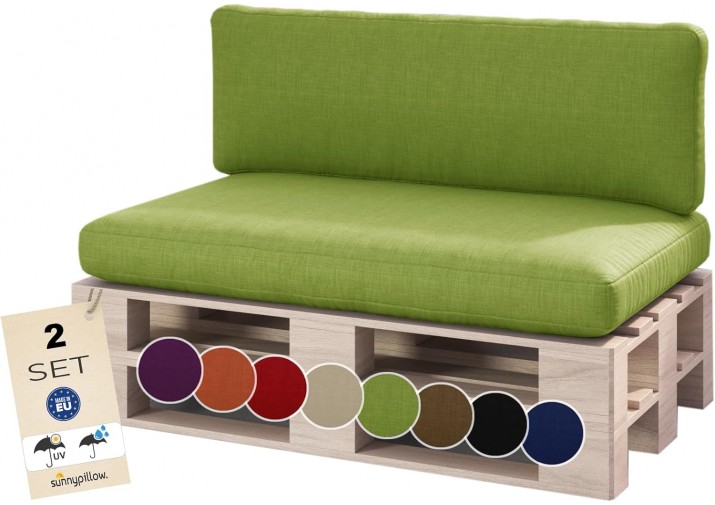 Palettenkissen 2er Set für Europaletten "Boston"