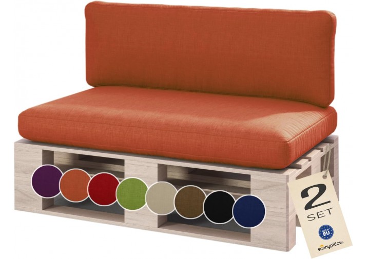 Palettenkissen 2er Set für Europaletten "Boston"