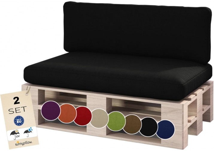 Palettenkissen 2er Set für Europaletten "Boston"