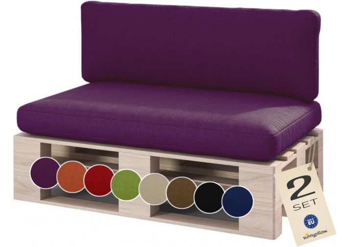 Palettenkissen 2er Set für Europaletten "Boston"