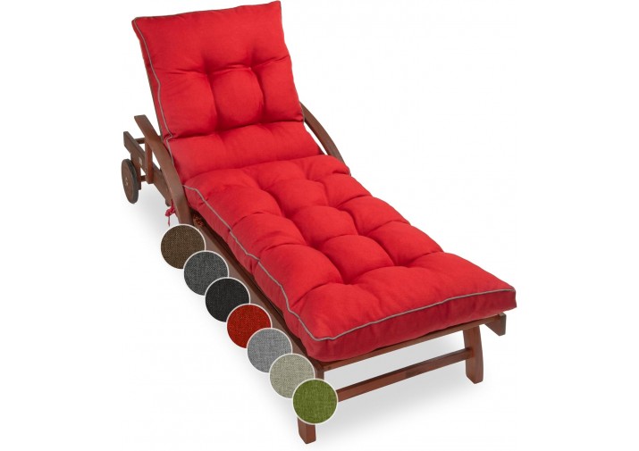 Liegenauflage "RIVA" 200 x 60 x 13 cm viele Farben zur Auswahl