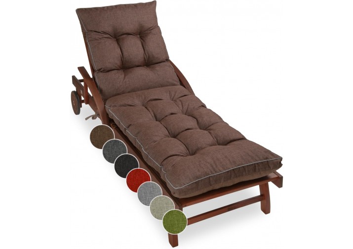 Liegenauflage "RIVA" 200 x 60 x 13 cm viele Farben zur Auswahl