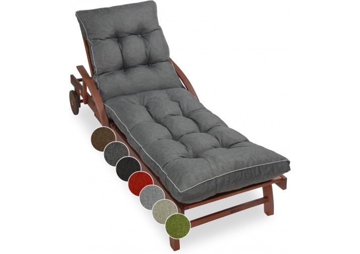 Liegenauflage "RIVA" 200 x 60 x 13 cm viele Farben zur Auswahl