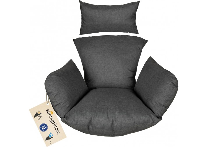 Hängesessel Kissen "LUNA" ‎60 x 50 x 15 cm viele Farben zur Auswahl