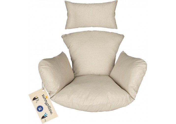 Hängesessel Kissen "LUNA" ‎60 x 50 x 15 cm viele Farben zur Auswahl