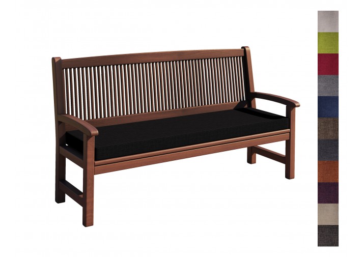 Sitzkissen für Bank 200x40x5cm Viele Farben zur Auswahl