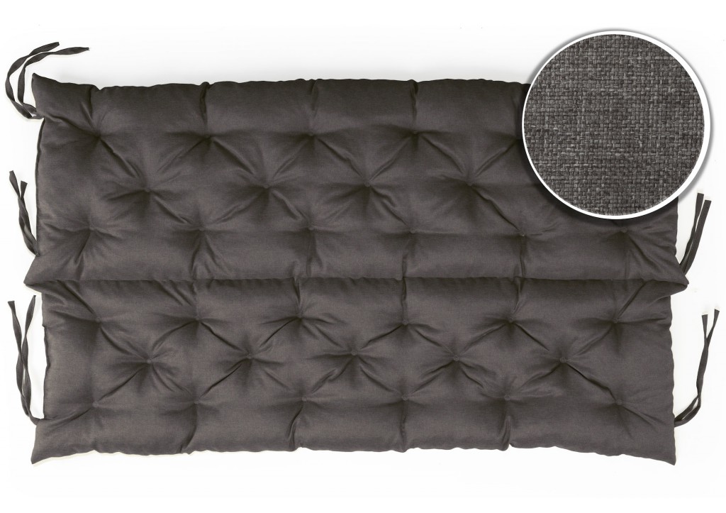 Bankauflage gesteppt 200x50x50x12cm (Sitzkissen + Rückenkissen) Viele