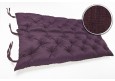 Bankauflage gesteppt 130x40x40x12cm (Sitzkissen + Rückenkissen) Viele Farben zur Auswahl
