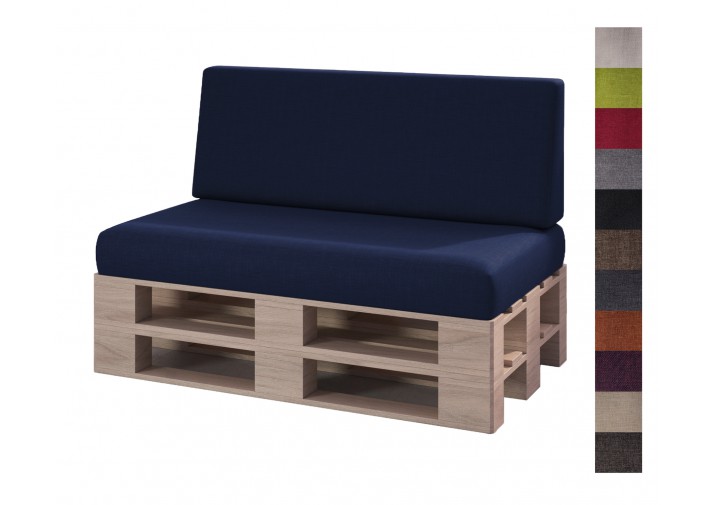 Palettenkissen 2er Set für Europaletten "Milano" viele Farben zur Auswahl